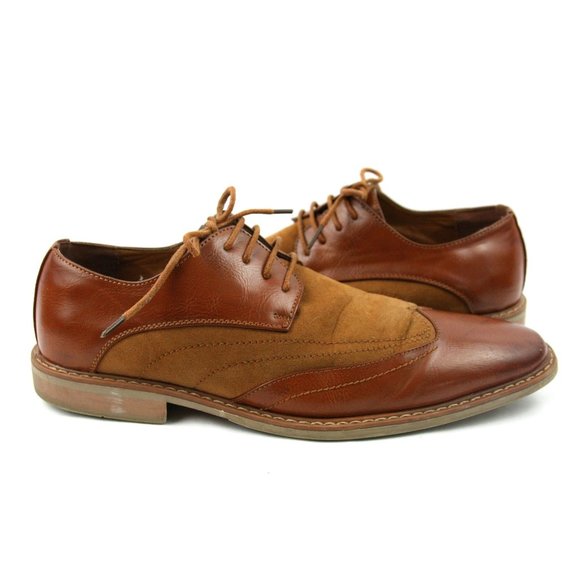 Lucio Ricci Men's Wing Tips Dress Shoes w Box - Picture 5 of 6